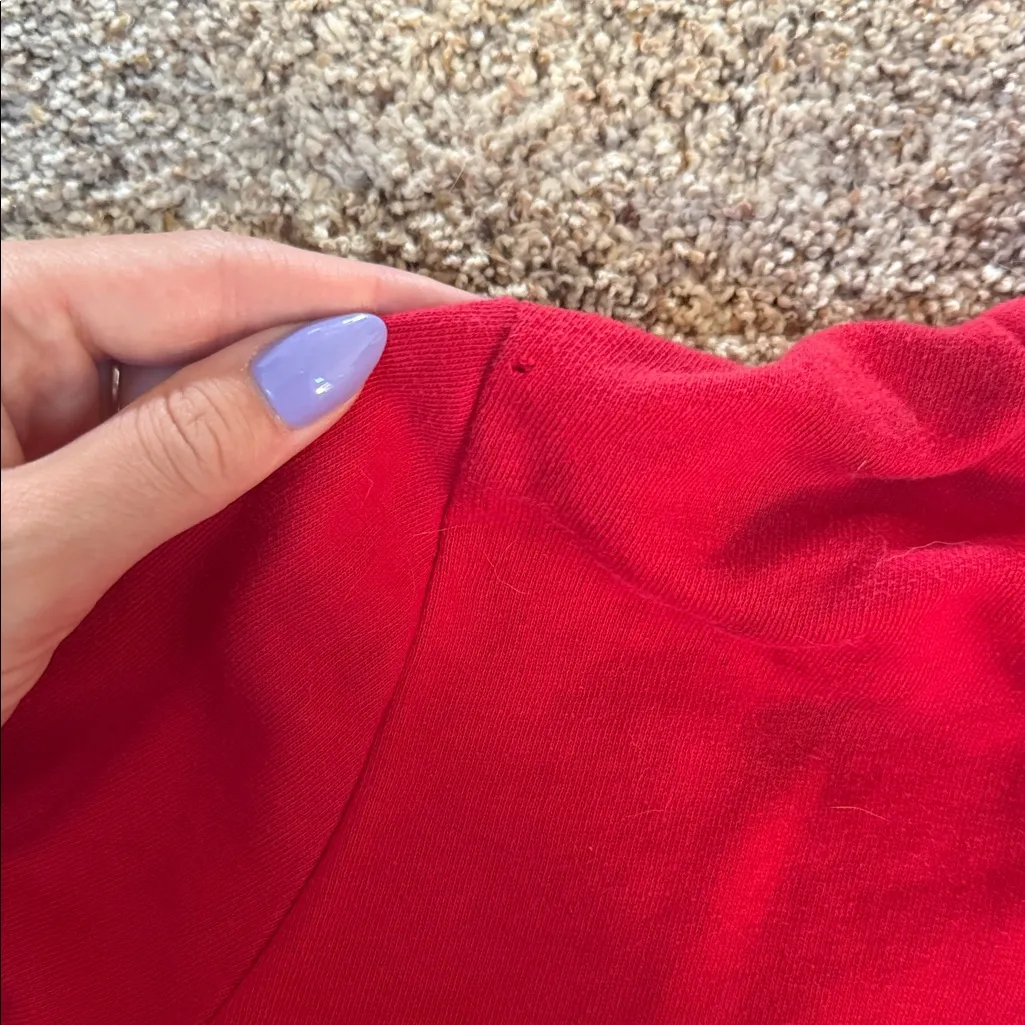 Tommy Hilfiger Red Zip-Up Hoodie - Image 4