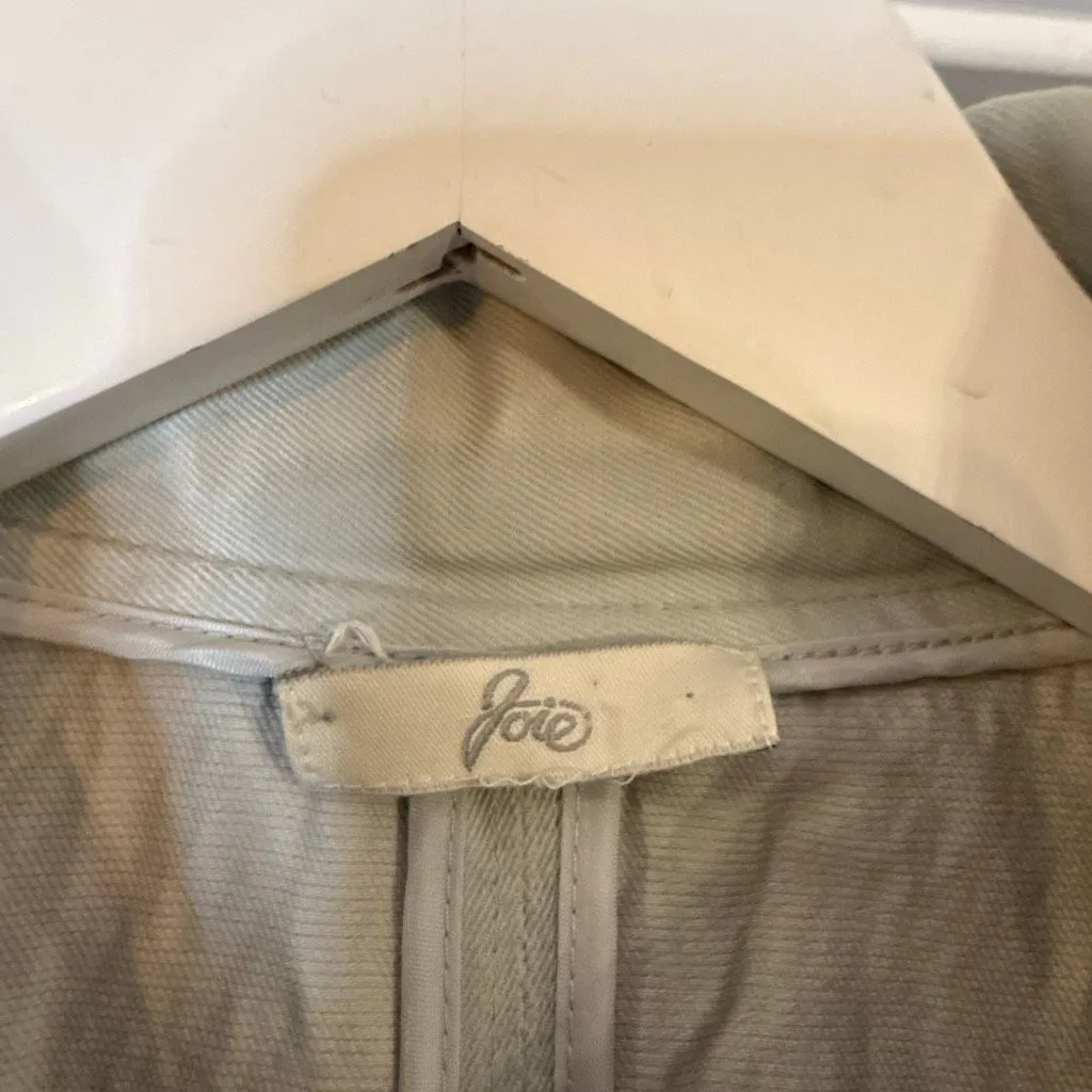 Joie Barker Anorak waxed jacket grey size M - Image 4