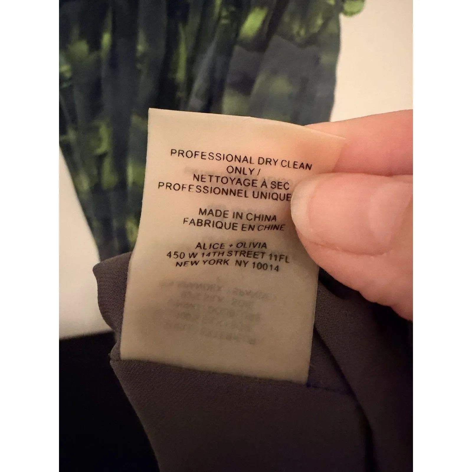 Alice + Olivia Silk Dress Size L Green And Gray Short Sleeve Mini - Image 8