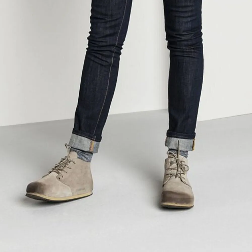 Birkenstock Dundee Suede Lace-Up Boots‎ Taupe 35 Unisex - Image 10