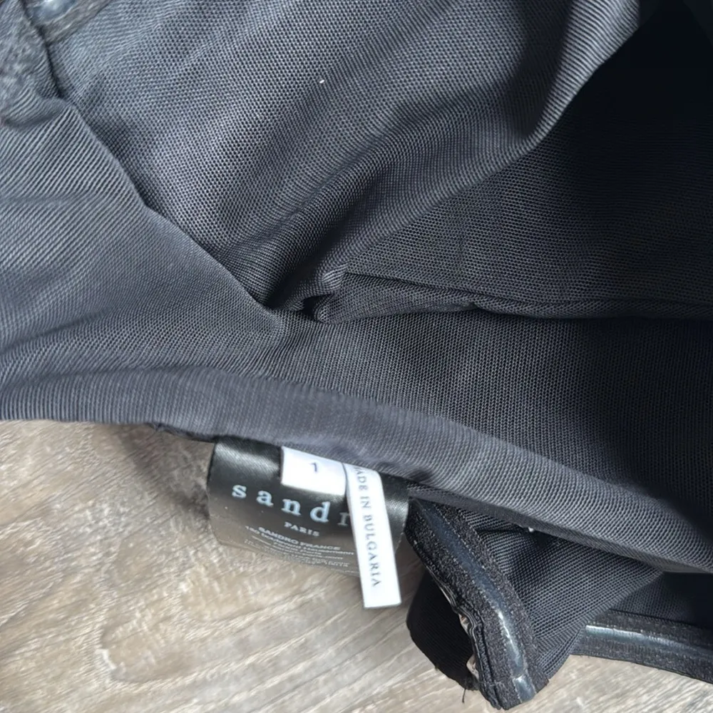 Sandro Britany Strapless Ruched Cropped Top - Image 8