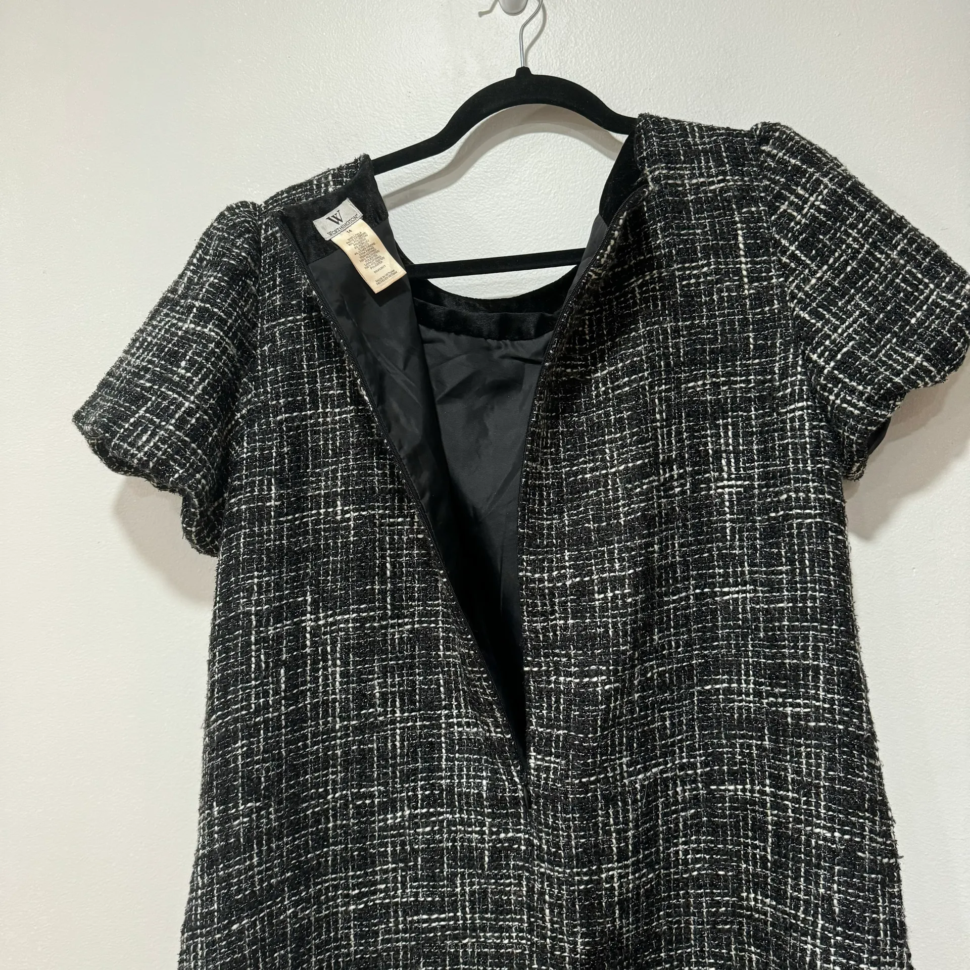 tweed dress  Size 14 - Image 7