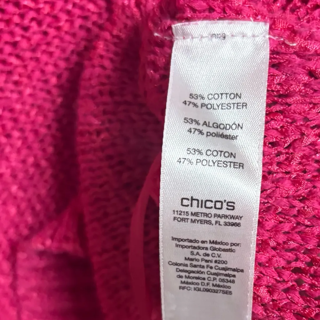 Chicos Pink Sweater Size 0 (Small) - Image 6