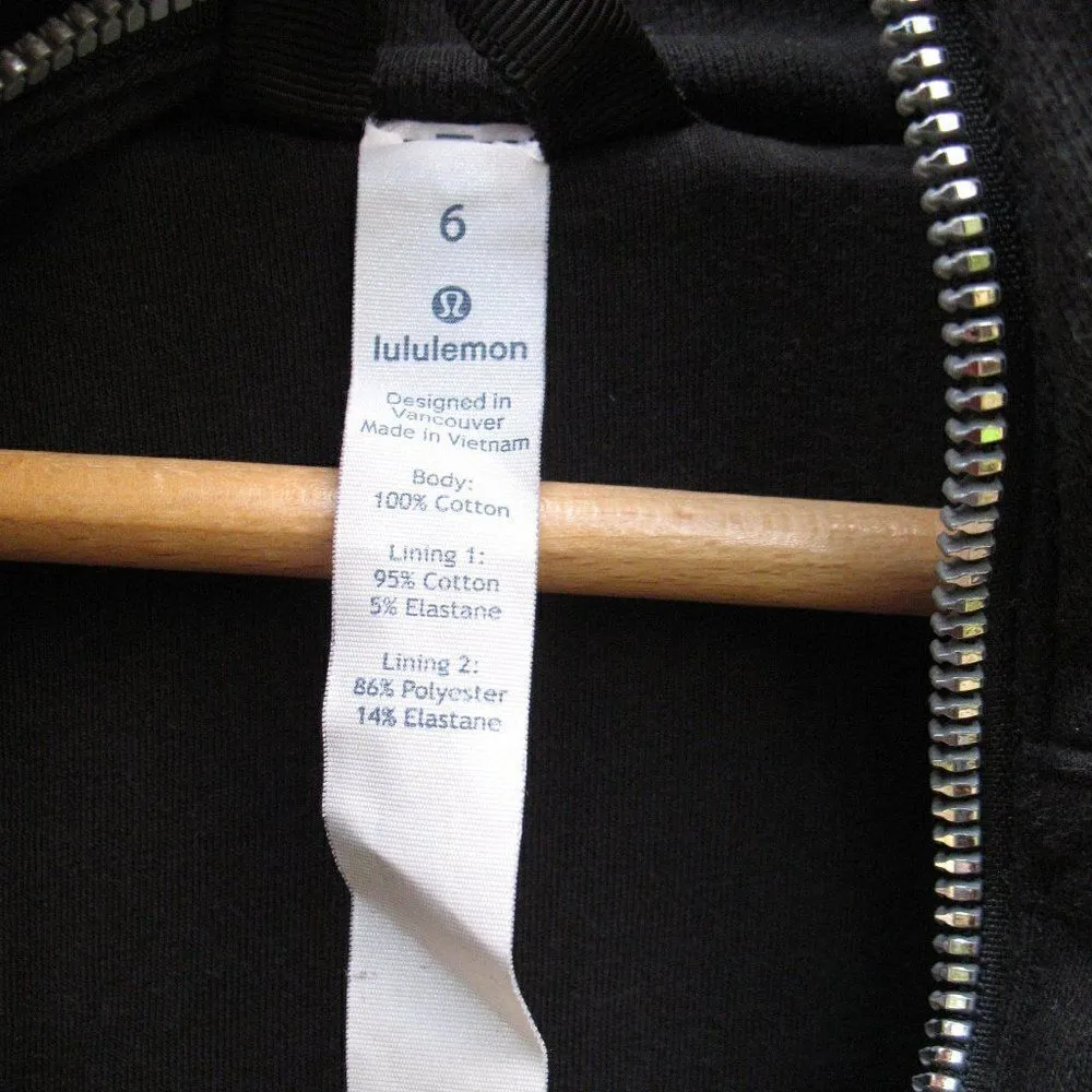 Lululemon Black Forever Warm Quilted Pullover Sweatshirt - Image 9