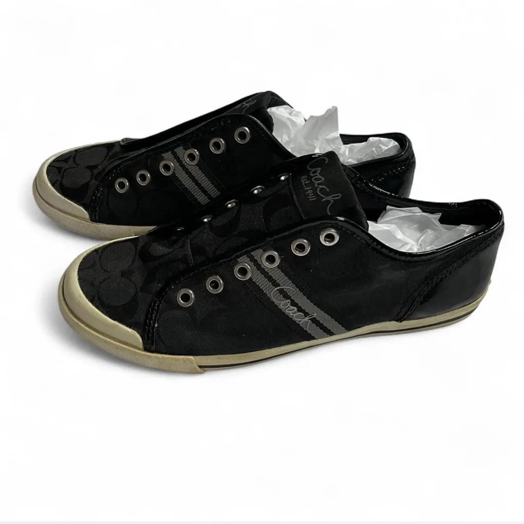 Coach Black Sneakers converse street style - Image 4