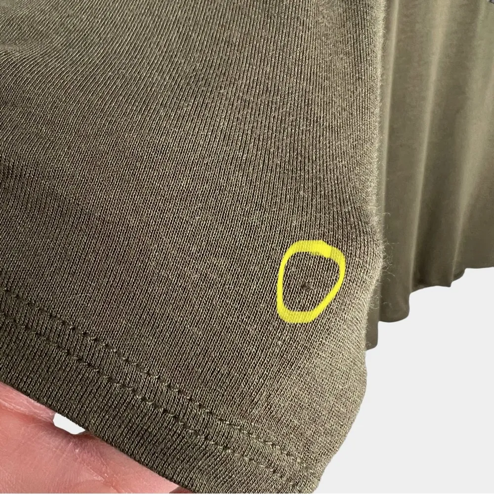 Altar’d State Green Saguaro Cactus Choker Keyhole Neck Flare Blouse - Image 3