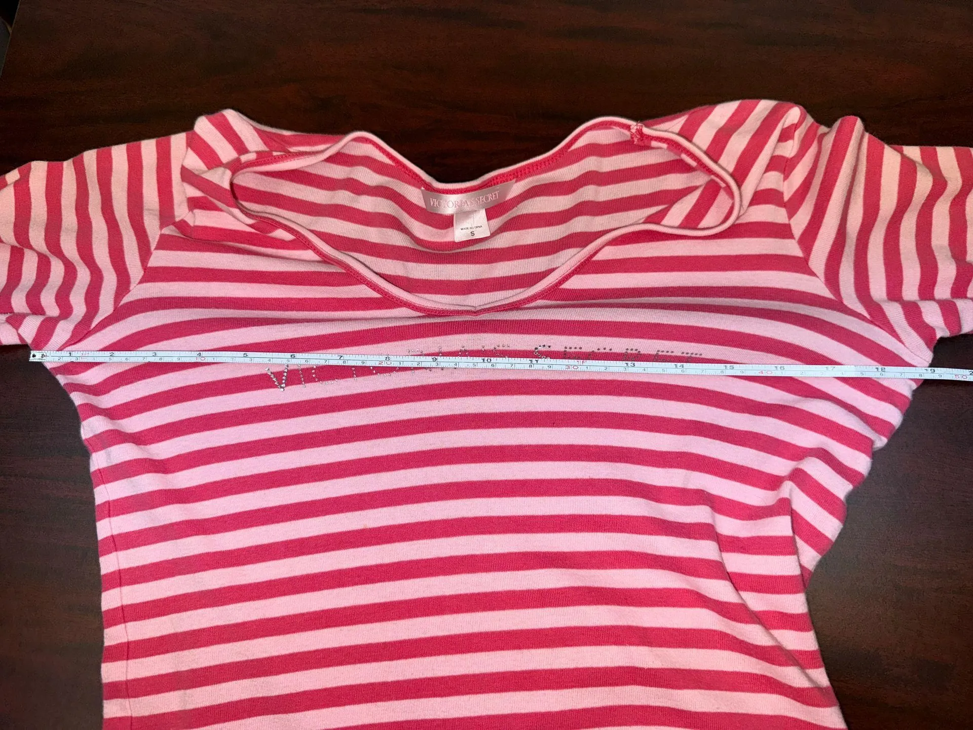 Victoria's Secret  Stripe Long Sleeve T-Shirt Dress Size Small - Image 7