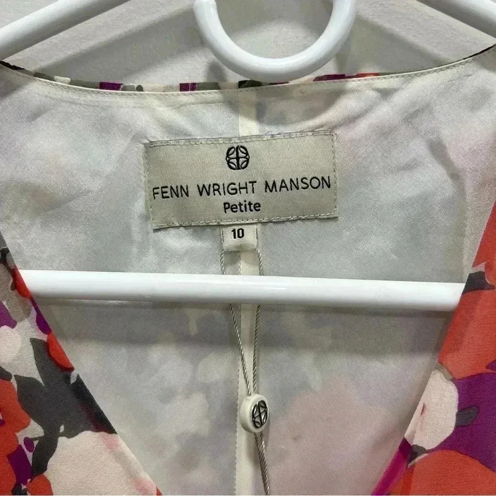 FENN WRIGHT MANSON PETITE GATHERED FRONT DRES size 10 - Image 4