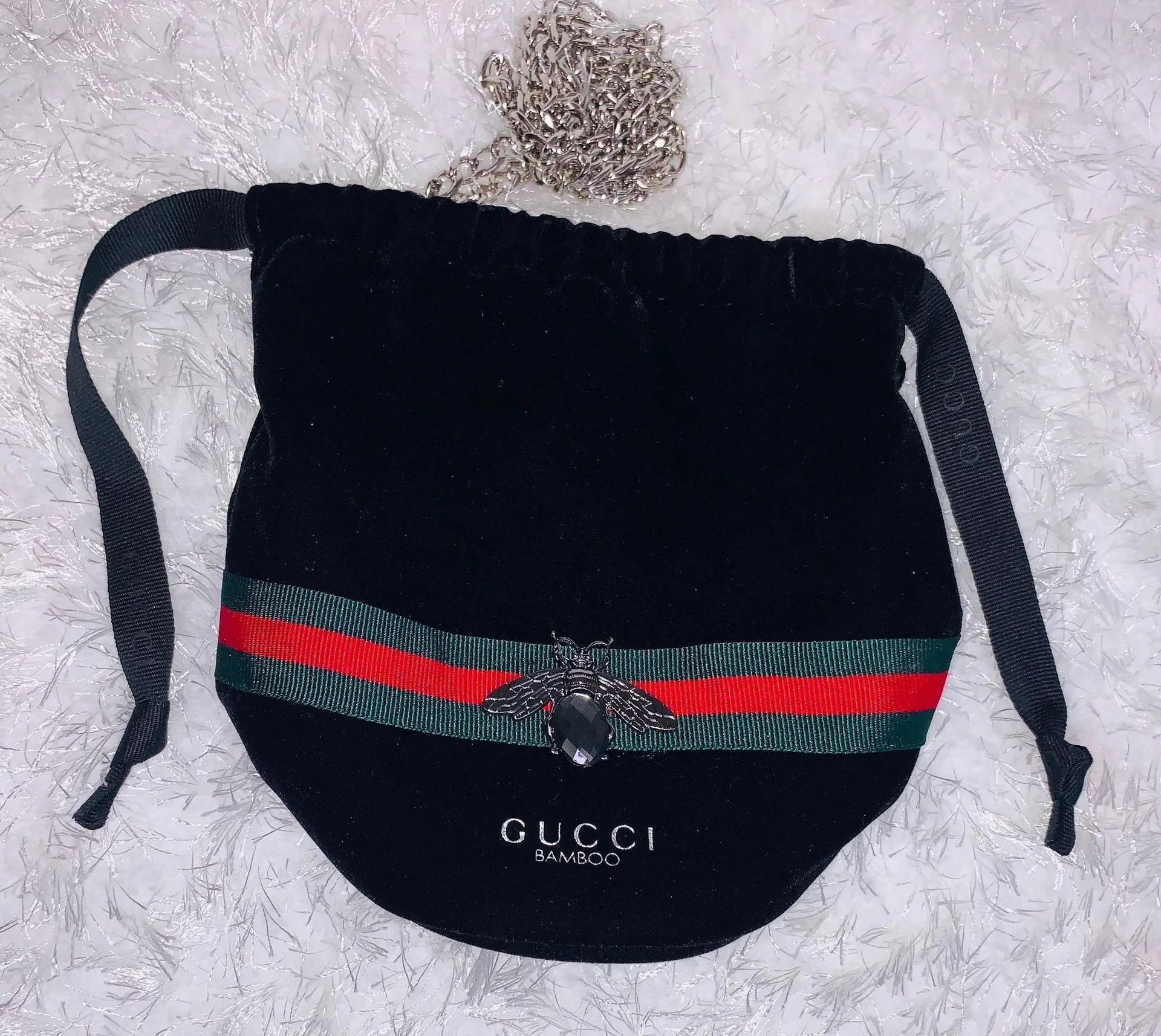 Authentic Designer Beauty Bag Black - Image 5