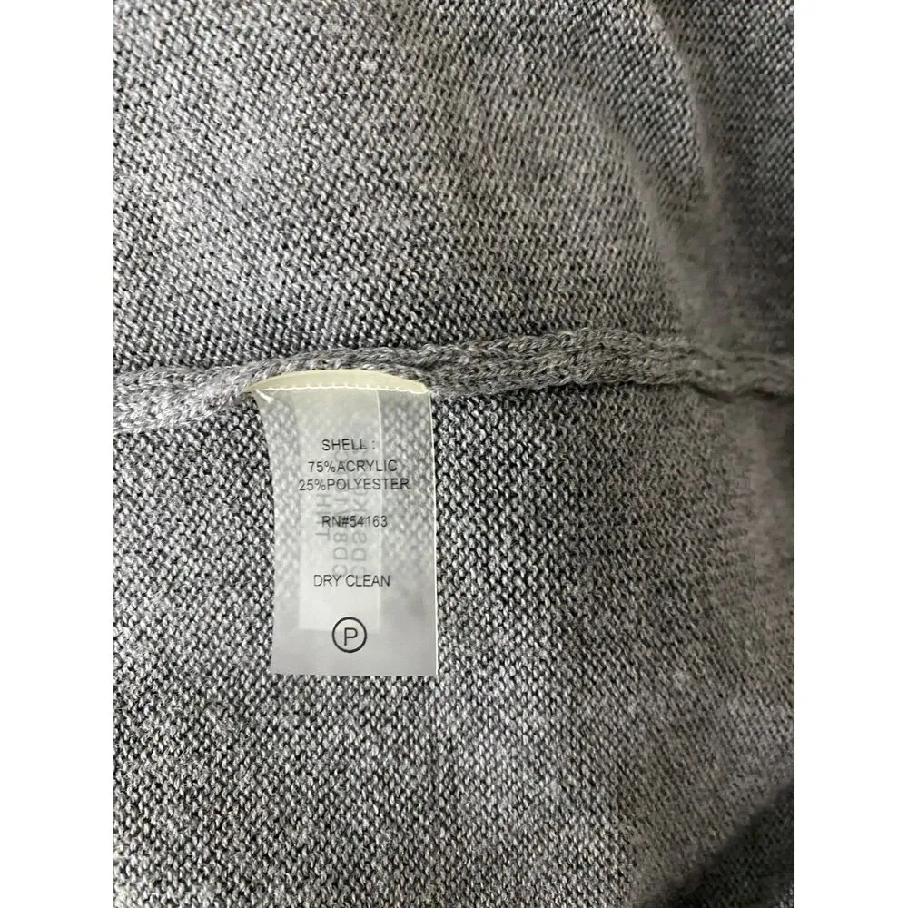 Calvin Klein Dresses Ruched Long Sleeve  Knee Length Knit Sweater Dress Sz S - Image 7