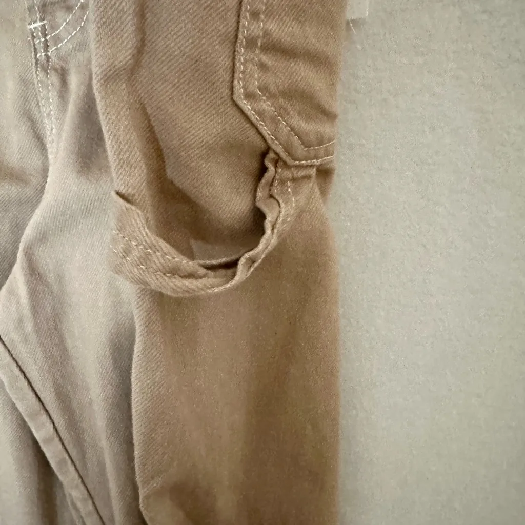 NWT S.O.N.G. Women’s Jeans Carpenter 90s Boyfriend High Rise Tan Size 15/32 - Image 6