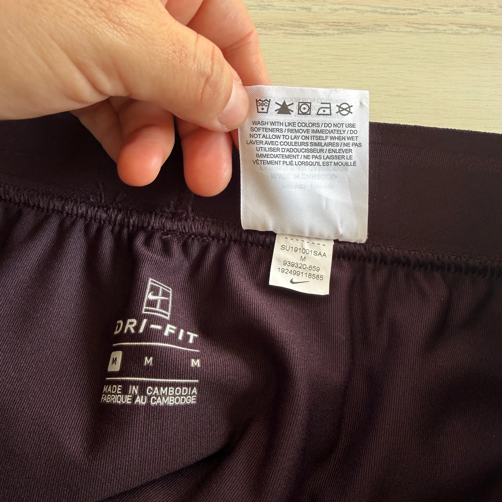 Nike Women’s Court Dry Skort Medium – Burgundy Ash Stretch Tennis - Image 6