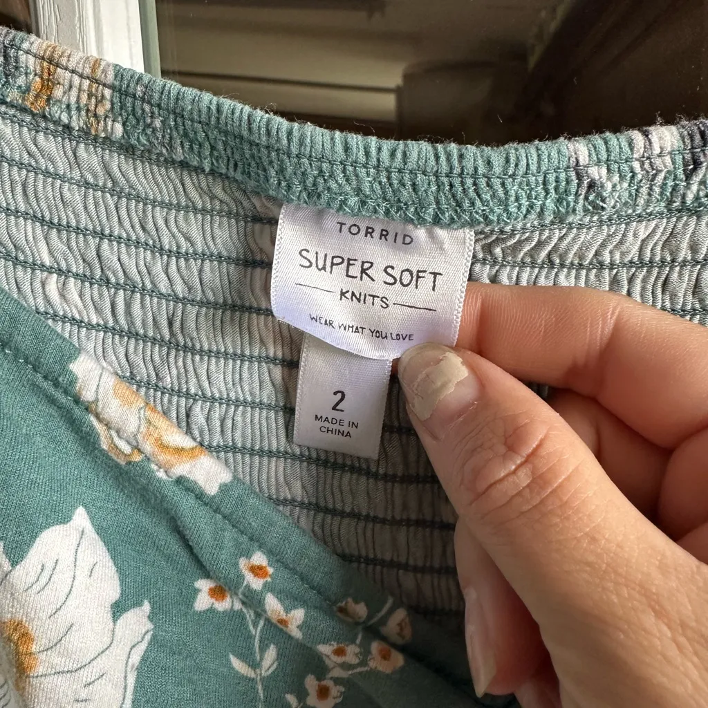 Torrid floral babydoll tank - Image 3