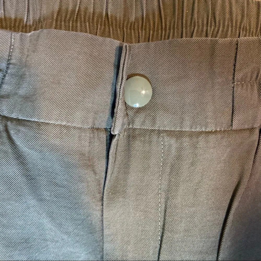 A New Day Joggers Trousers Ankle Length Pants Elastic Waistband Green Small - Image 2