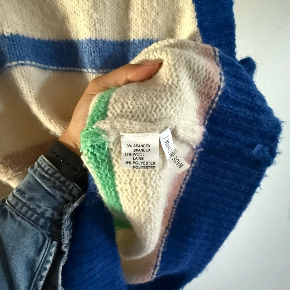 Kilky Striped Sleeveless Sweater Blue Size undefined - Image 3