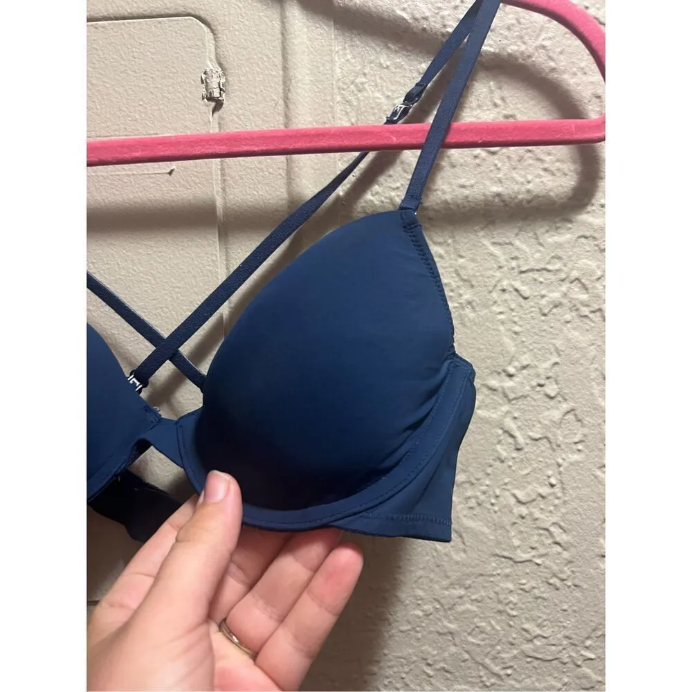 PINK By Victoria’s Secret Blue Bra Woman’s Size 36B - Image 5
