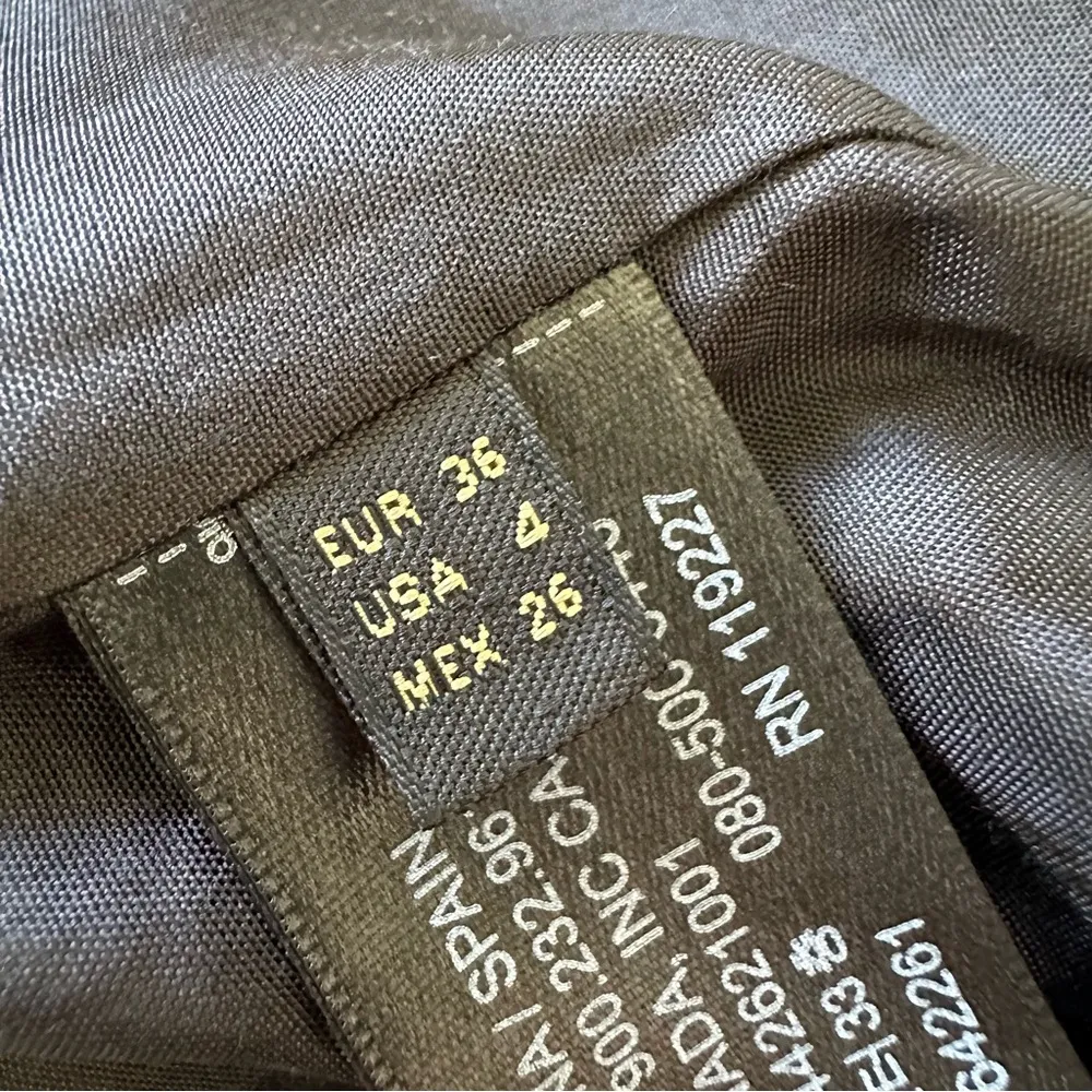 Massimo Dutti  Pinstripe Wool-Blend Double-Breasted Blazer Navy Size 4 NWT - Image 12