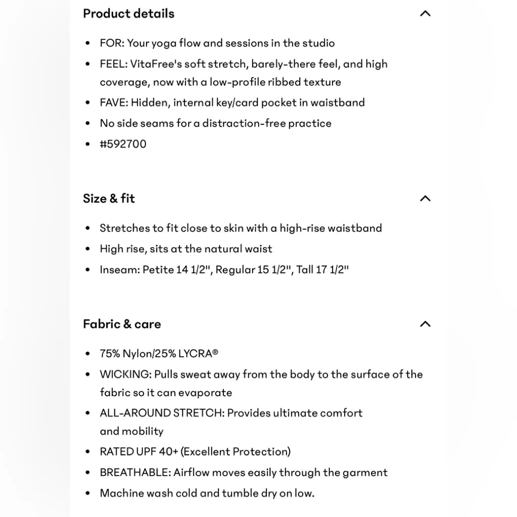 Athleta Black Transcend Rib Crop Legging in Size Medium Tall - Image 5