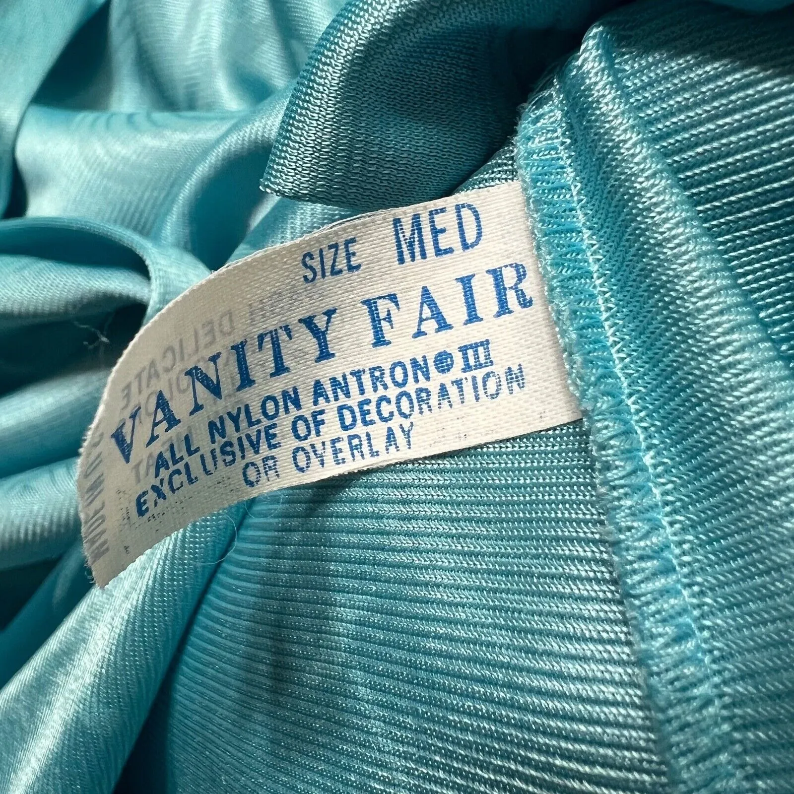 Vintage 70s Vanity Fair Robe House Coat Lounger Cover Up Floral Print Medium - Image 7