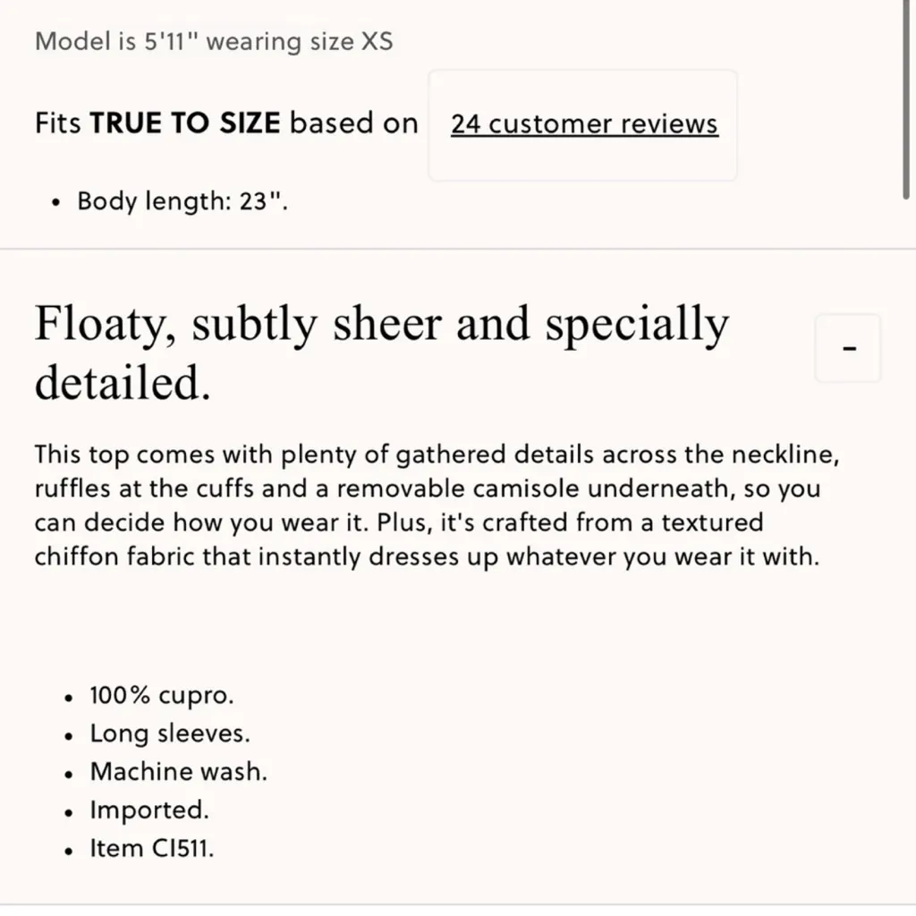 J.Crew Drapey shirred top in crinkle cupro - Image 3