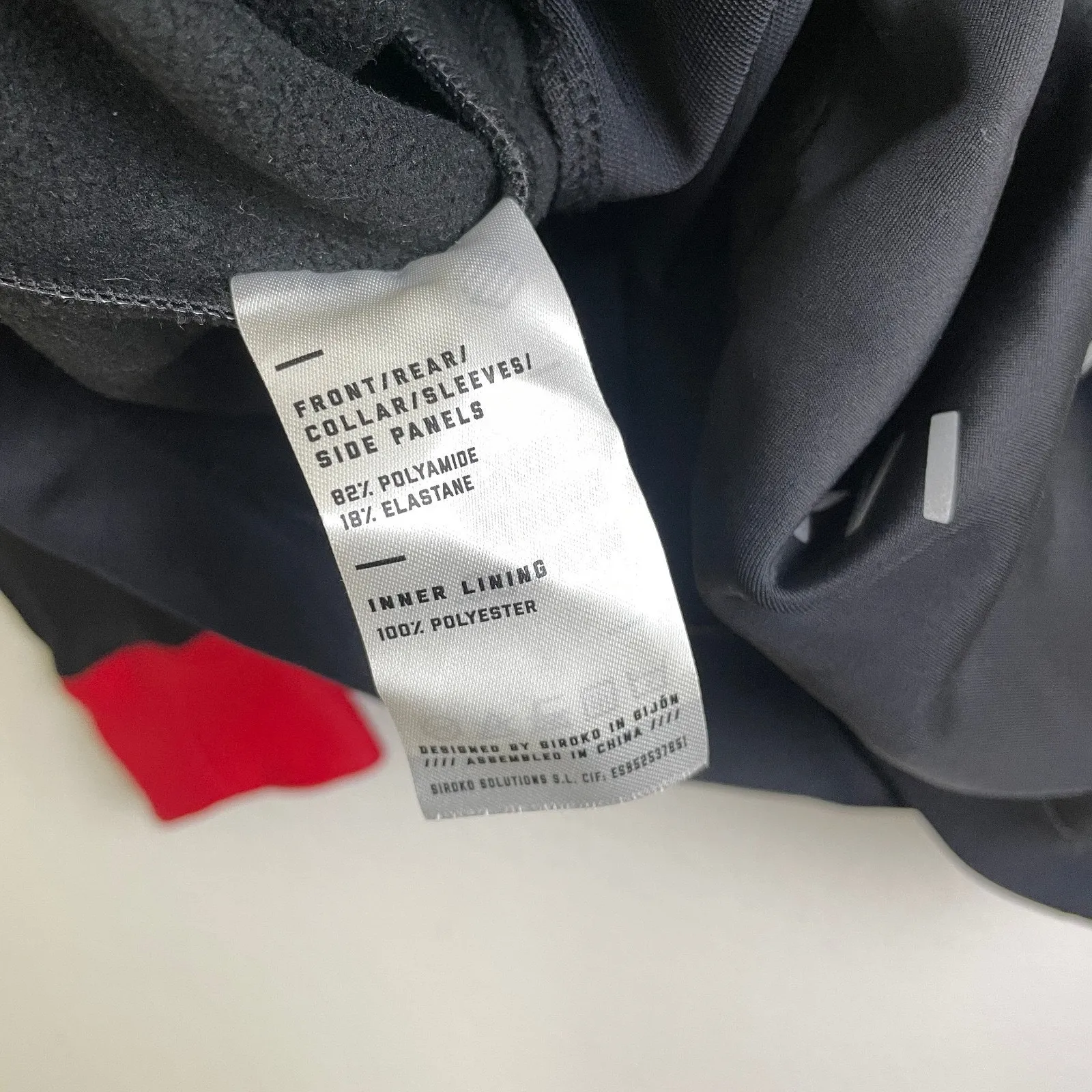 Siroko J1 Montoso Cycling Jacket Mens Size 2XL Black Red Outdoors Full Zip - Image 9