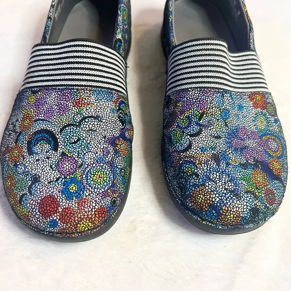 Alegria Glee Hippie Chic Dottie Colorful Women's Slip-On Shoes Size 38 US 7.5-8 - Image 2