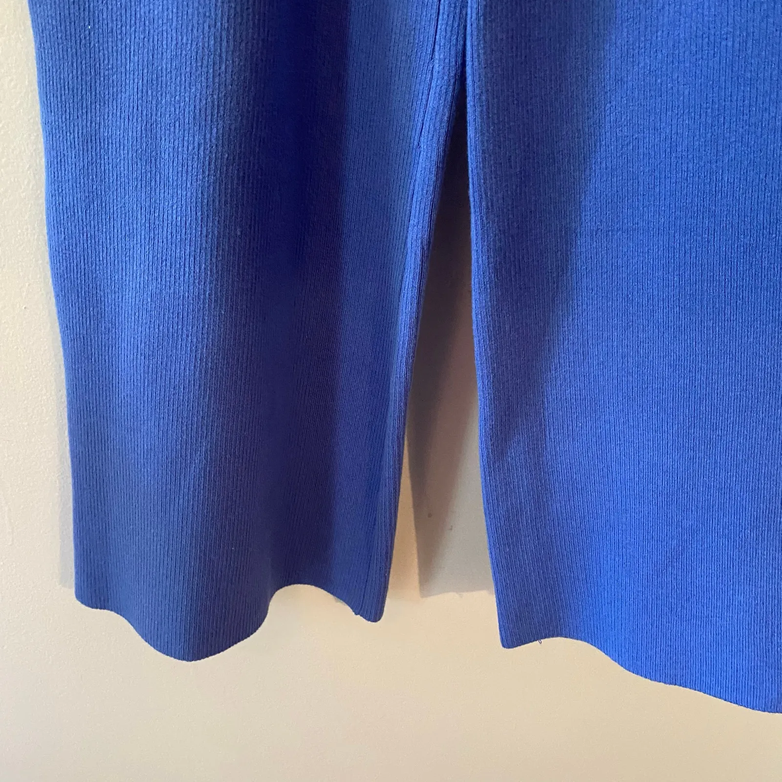 NWT Free People Blue Waverly Ribbed One Shoulder Sweater Romper Women's Small - Image 6