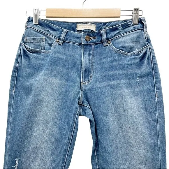 Sundance Primrose Jeans Distressed Medium Wash Low Rise Skinny Women’s Size 27 - Image 5