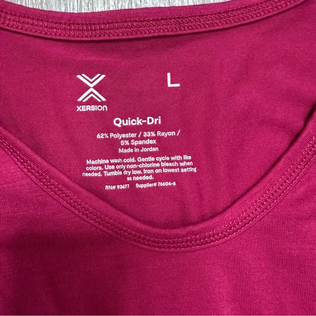 Shirt Bundle! (2) Women's White and Pink Active Tops Size Large - Image 12