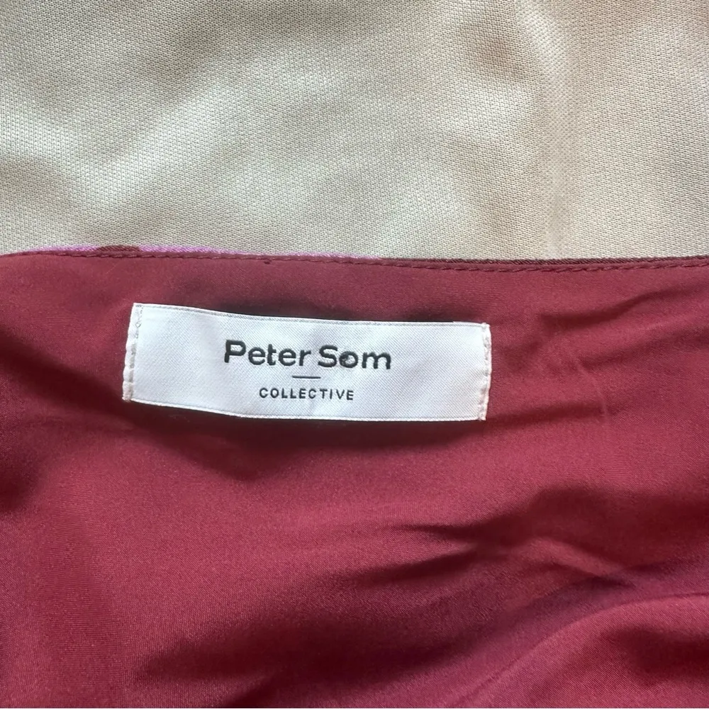 Peter Som Collective Floral Midi Square-neck Dress Womens size 8 maxi midi lined - Image 6