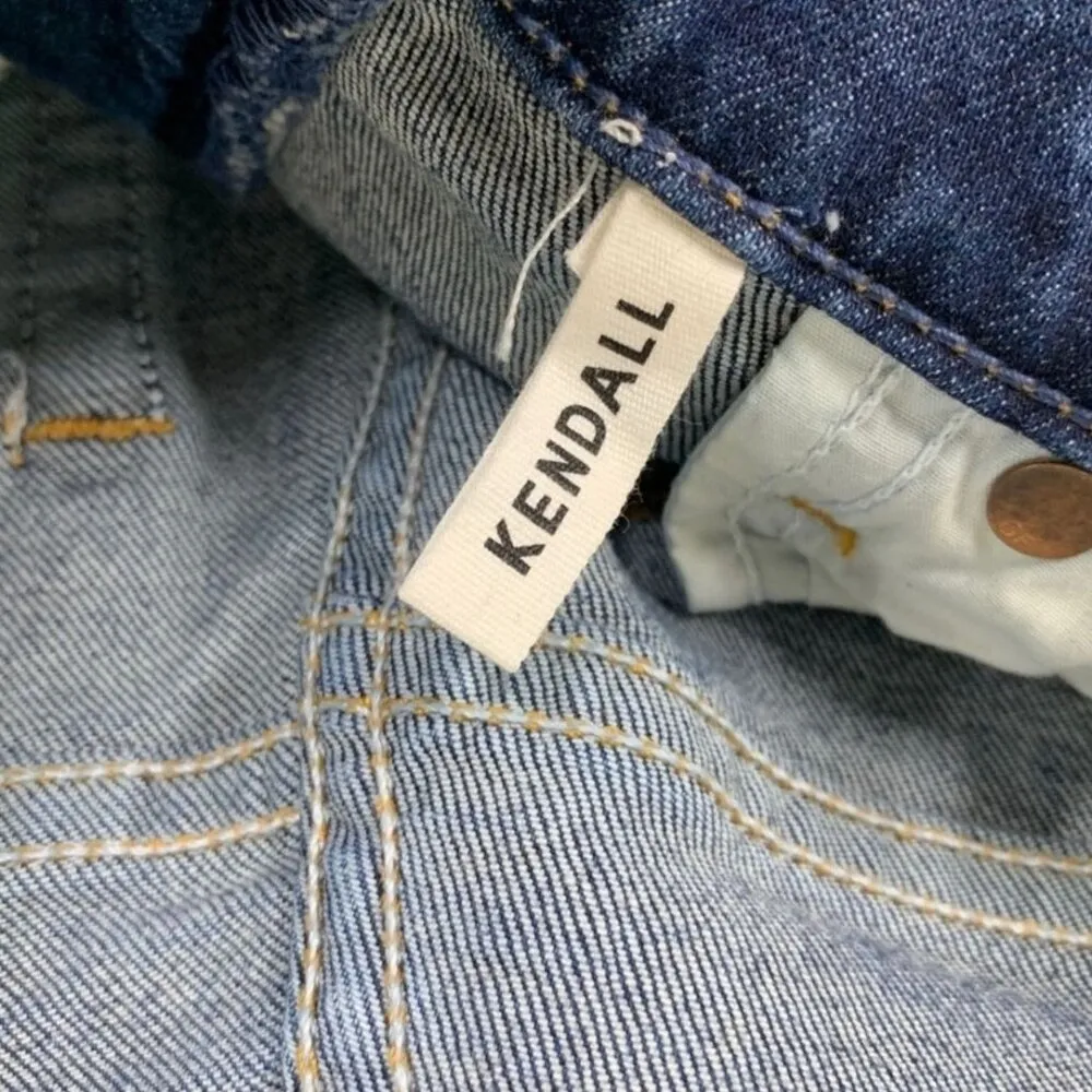 GRLFRND  Kendall Distressed Raw Hem Jeans - Size 26 - Image 6