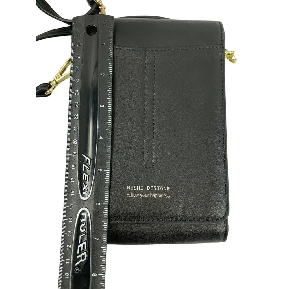 He She Women's Extra Small Cross Bag Black Size XS - Image 4