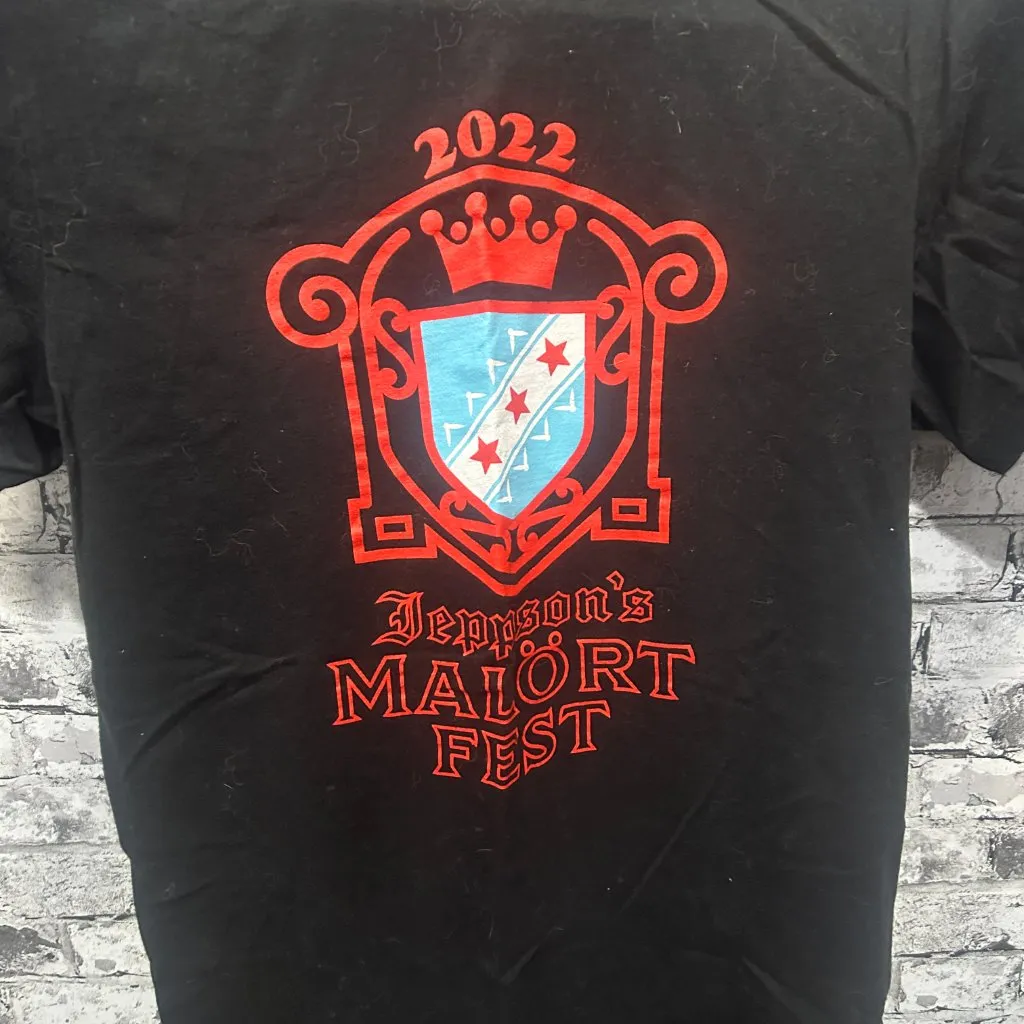 EUC Gildan "Soft Style" Black Malort Fest Chicago T-Shirt Size Small - Image 3