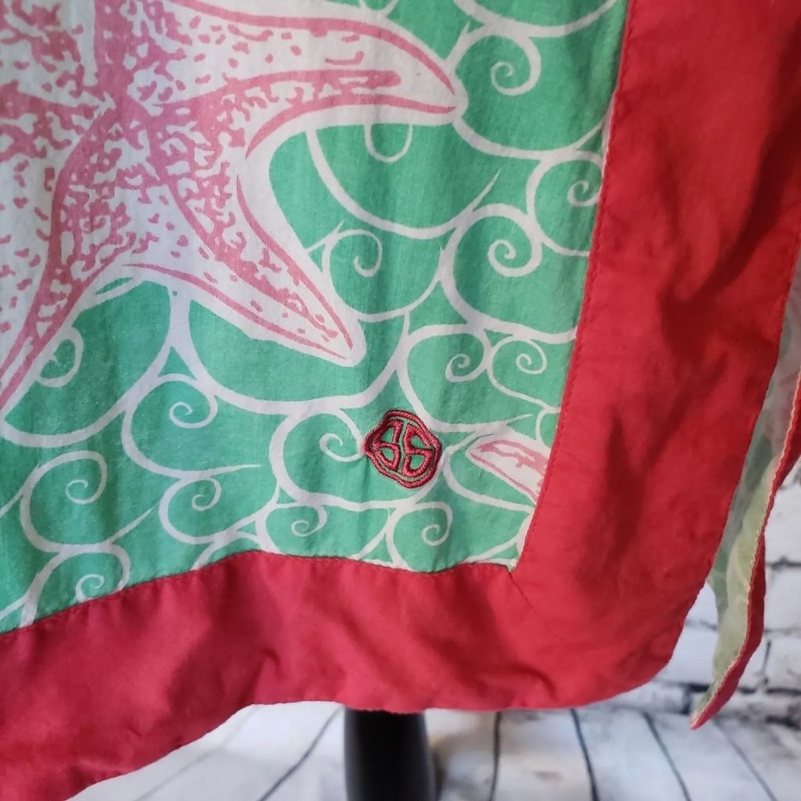 Simply Southern Starfish Tunic Womens Top M Coastal Preppy Resort Boho Coverup - Image 4