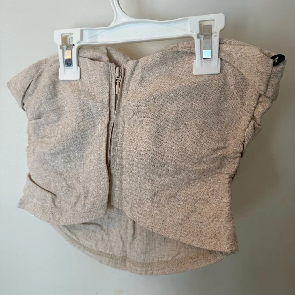 NWT H&M Beige Tube Top - Image 4