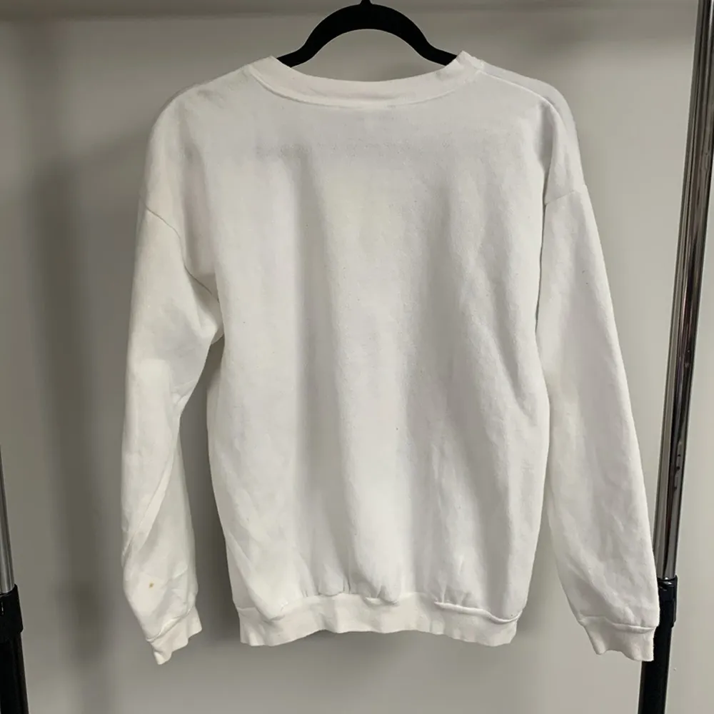 Vintage Halloween Wetpaint Graphic Sweatshirt Orange Size L - Image 6