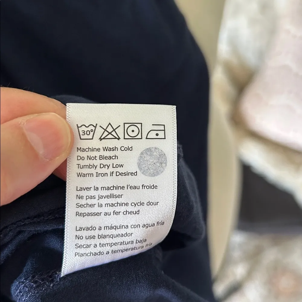 Tasc Performance moso tech navy neon quarter zip pullover long sleeve top XL​ Yellow - Image 14