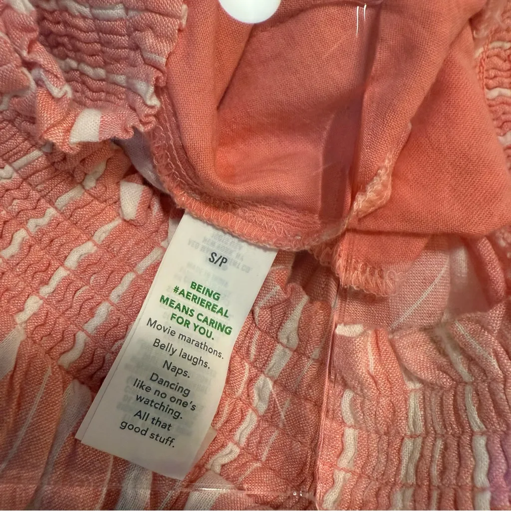 EUC Aerie Linen Blend High Waisted Short - Image 2