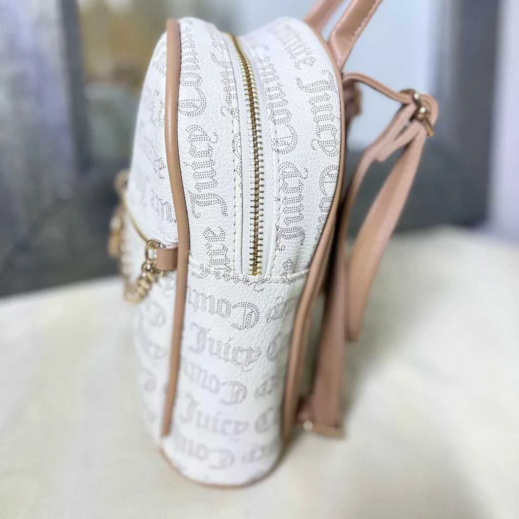 Juicy Couture pecan white and tan mini backpack - Image 12
