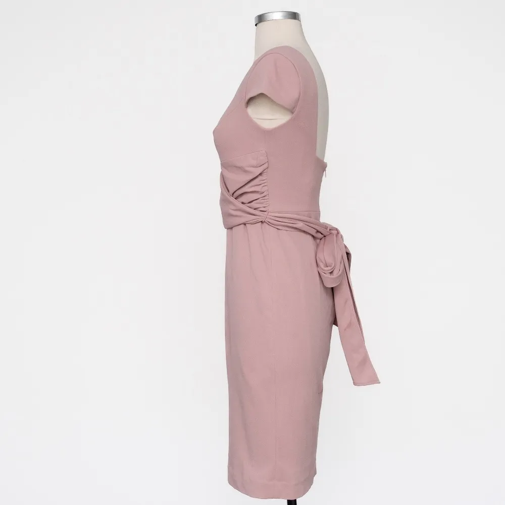 Dress the Population Dana Wrap Midi Sheath Dress Large NWT - Image 6