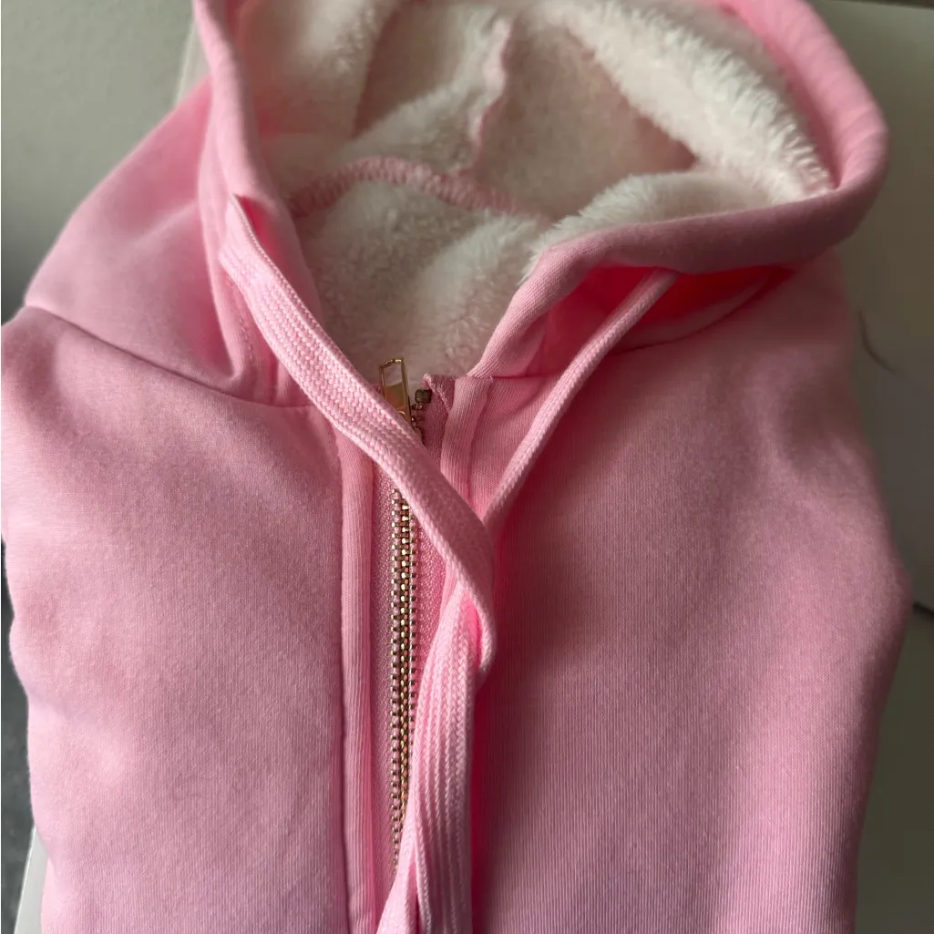 Pink Teddy Jacket for Women Size M - Image 7