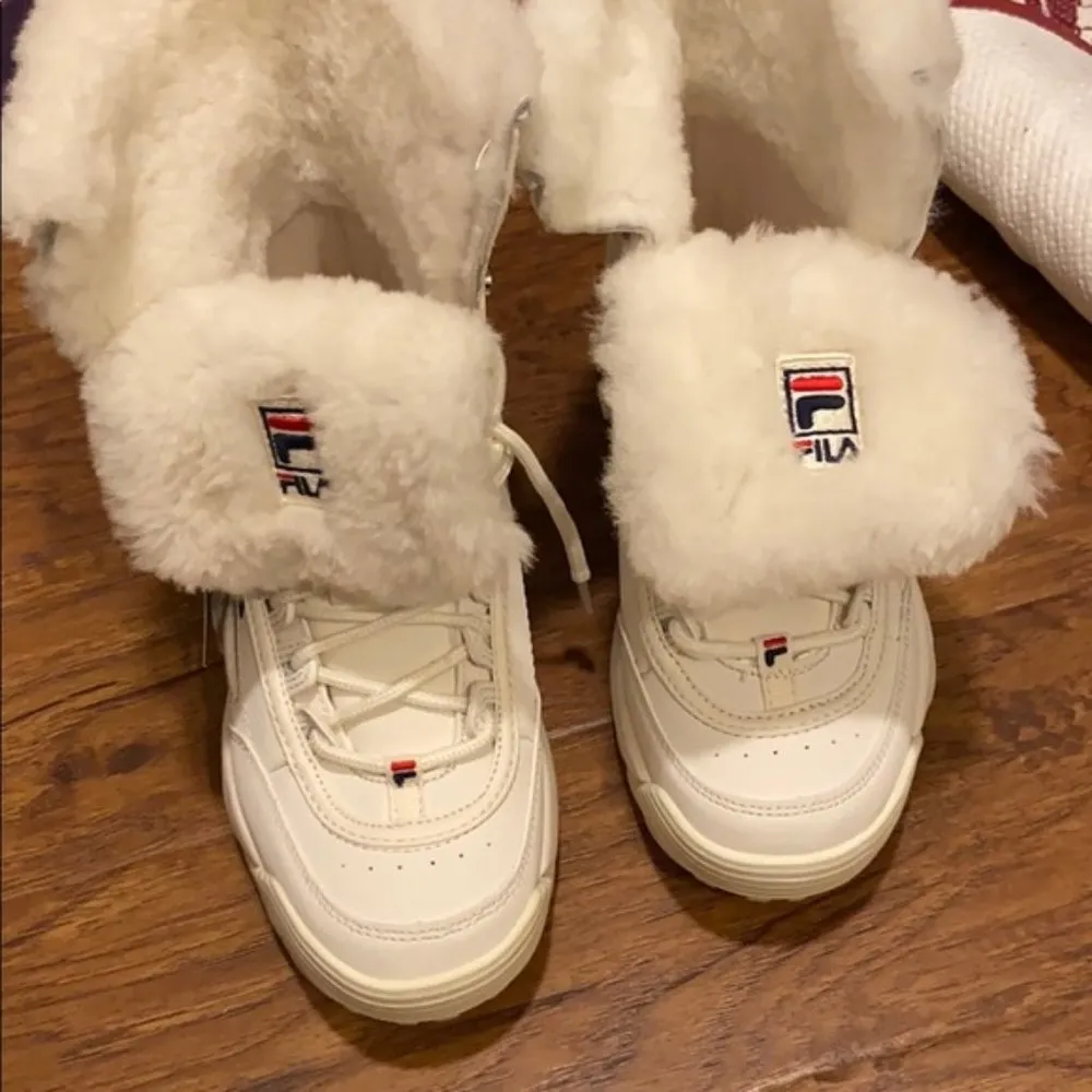 Fila shearling boot sneakers. 7 - Image 13