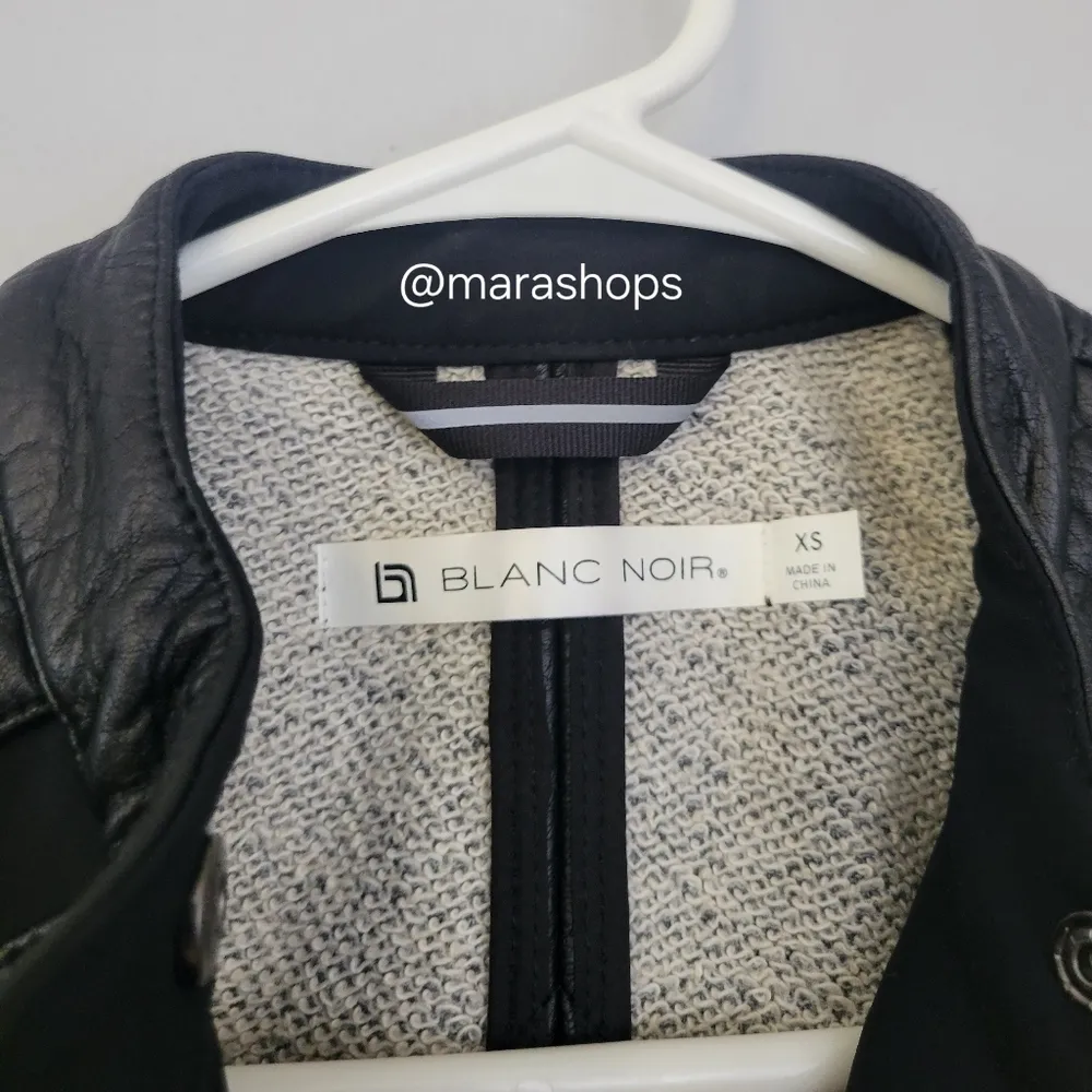 Blanc Noir Ryder Moto Jacket Black Size XS - Image 8