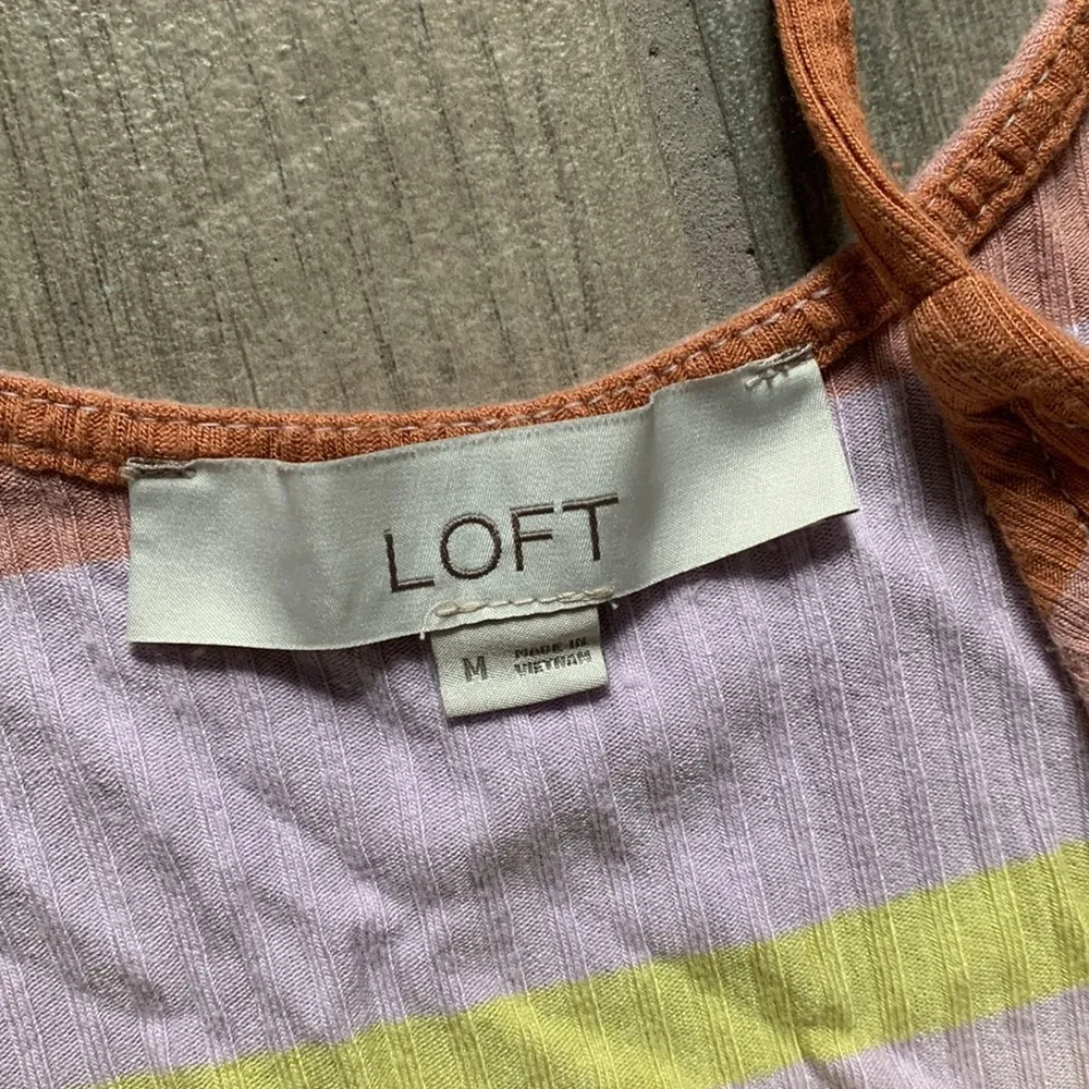 Loft stripe button front maxi dress - Image 3