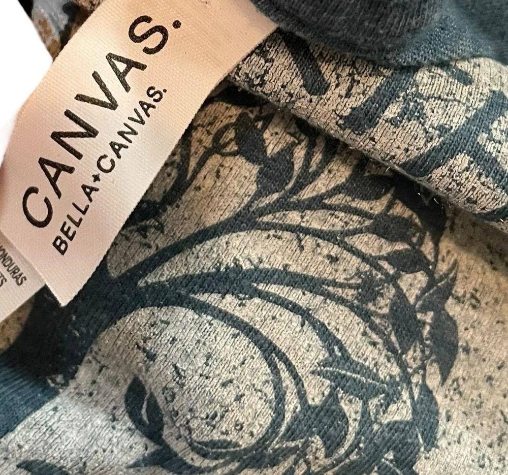 Canvas Asheville North Carolina Outdoor Bear Tree Mountain Novelty Graphic Tee - Image 4