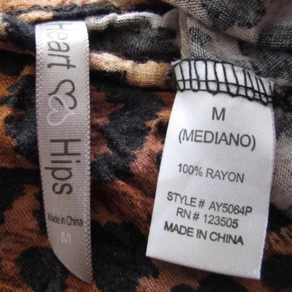 Heart & Hips Cheetah Print Crop Top - Image 7