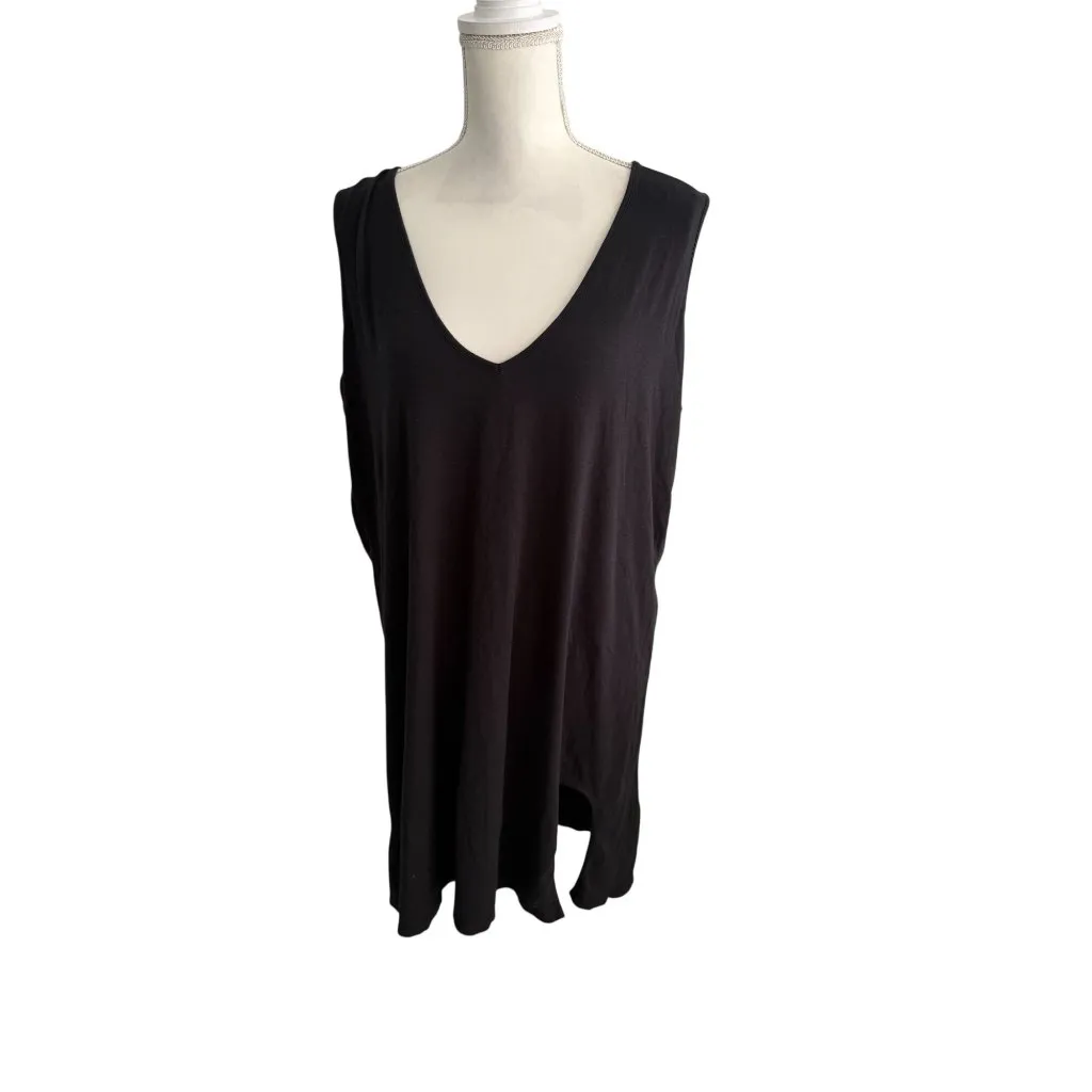 UNIVERSAL STANDARD Black Tunic Length Tank Top Size Medium - Image 5