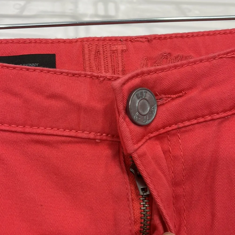 Kut from the Kloth Size 2 Coral Pink Marilyn Ankle Skinny Jeans - Image 5