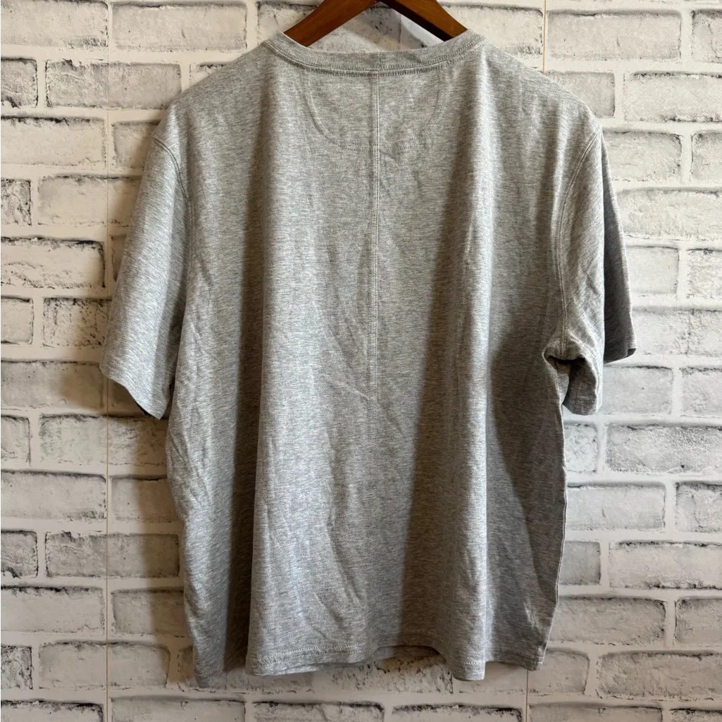 NWT! women’s Carhartt short sleeve gray loose fit t-shirt, Large 12/14 - Image 2
