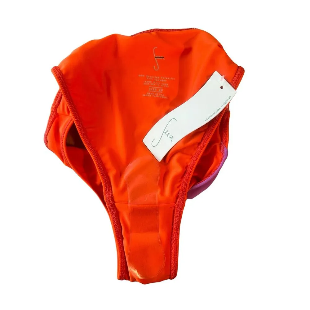 Seea x Free People Vega Mid Rise Color Block Jazzberry Bottom Size XS Purple - Image 5